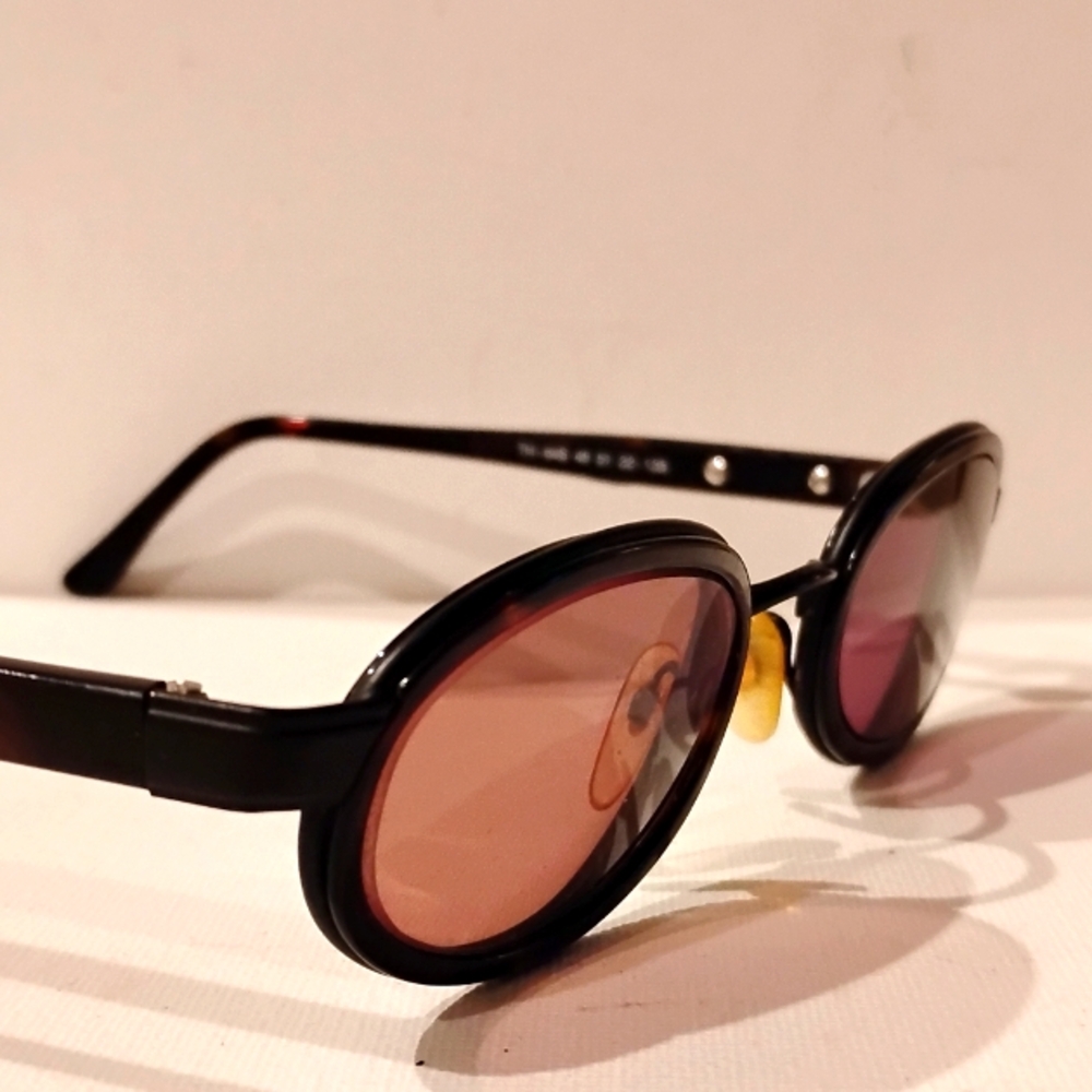Vintage Tommy Hilfiger Faux  Tortoise Unisex Sunglasses - Picture 2 of 3